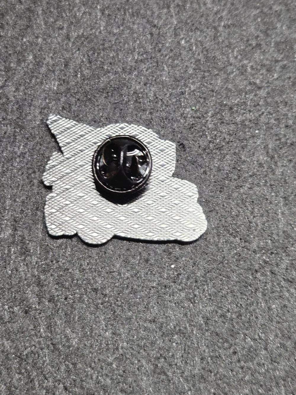 **Brown Cartoon Tow Truck Kids Toy Pin**